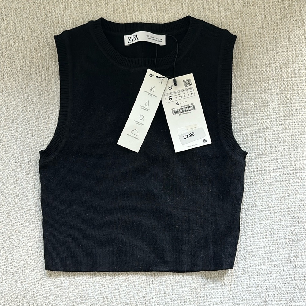 Zara Sweater cropped tank.